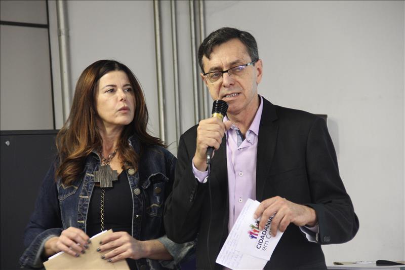 Assessora e assessor da Presidência do Tribunal, Sandra Caruso e Rosano Maieto
